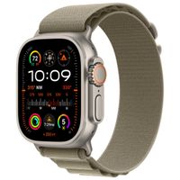 Apple Alpine Loop Band Apple Watch Series 1-10 / SE / Ultra (2) - 42/44/45/46/49 mm - Taille S - Olive