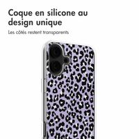 imoshion Coque Design Apple iPhone 16 - Leopard Lilac