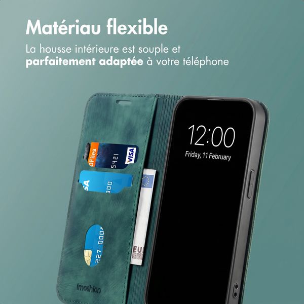 imoshion Étui de téléphone portefeuille Slim Motorola Edge 70 Fusion - Vert