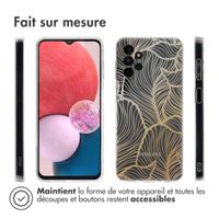 imoshion Coque Design Samsung Galaxy A13 (4G) - Golden Leaves