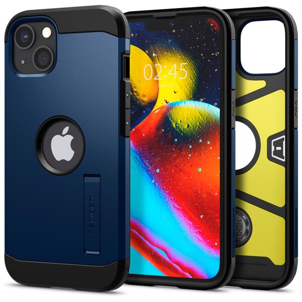 Spigen Coque Tough Armor Apple iPhone 13 - Bleu