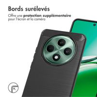 imoshion Coque Brushed Oppo Reno 12F 5G - Noir