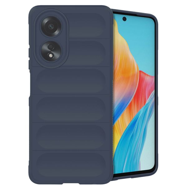 imoshion Coque arrière EasyGrip Oppo A58 (4G) - Bleu foncé