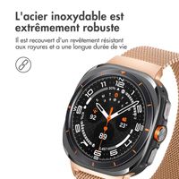 imoshion Bracelet magnétique milanais Samsung Galaxy Watch Ultra (2024/2025) - Rose Doré