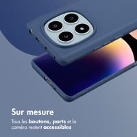 imoshion Coque Couleur Xiaomi Redmi Note 14 Pro (4G) - Bleu foncé