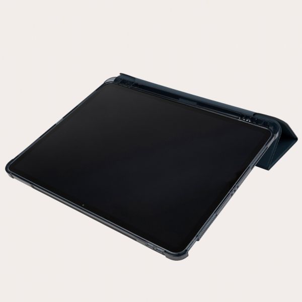 Tucano Satin folio case iPad Pro 13 (2024) M4 - Bleu foncé