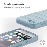 imoshion Coque arrière EasyGrip iPhone SE (2022 / 2020) / 8 / 7 - Bleu clair