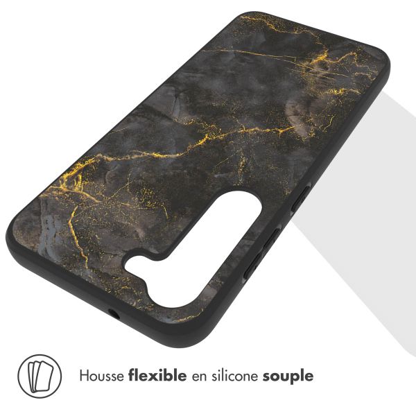 imoshion Coque Design Samsung Galaxy S23 - Black Marble