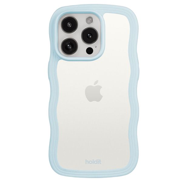 Holdit Coque Wavy iPhone 15 Pro Max - Mineral Blue