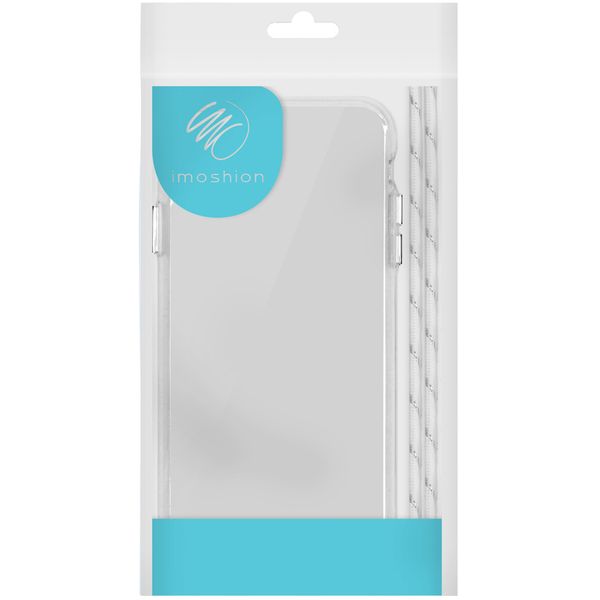 imoshion Coque avec cordon iPhone 8 Plus / 7 Plus - Blanc Argent