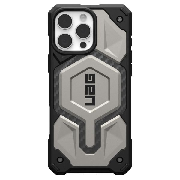 UAG Coque arrière Monarch Pro iPhone 16 Pro Max - Titanium