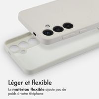 imoshion Coque Couleur avec MagSafe Samsung Galaxy S24 Plus - Beige