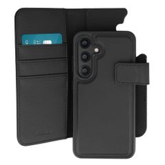 imoshion Étui portefeuille luxe 2-en-1 amovible Samsung Galaxy S25 - Noir