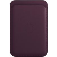 Apple Leather Wallet MagSafe (Apple Wallet 1st generation) - Dark Cherry