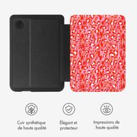 Selencia Étui de liseuse portefeuille Vivid Kobo Clara Colour / Clara BW - Wild Spots Lipstick