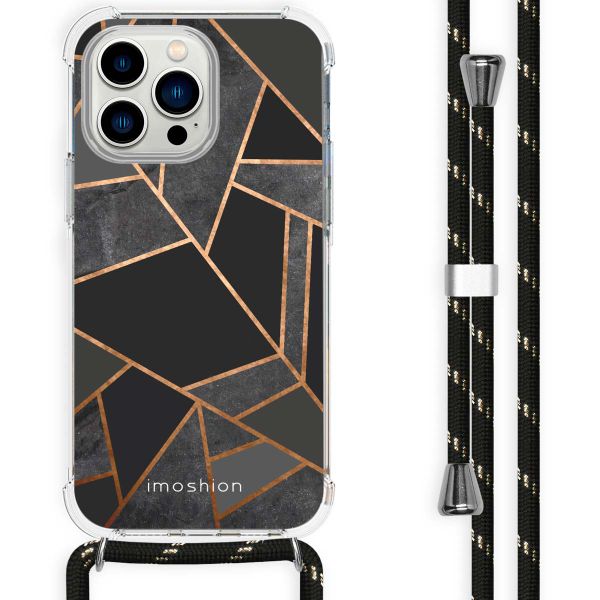 imoshion Coque Design avec cordon iPhone 14 Pro - Black Graphic