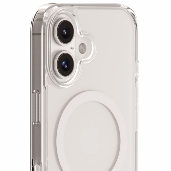 Holdit Coque MagSafe Apple iPhone 16 - Transparent / White