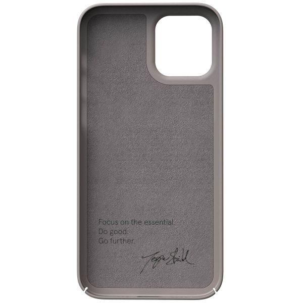 Nudient Coque Thin iPhone 12 (Pro) - Clay Beige