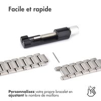 imoshion Boîte à outils pour maillons de bracelet Smartwatch - Raccourcisseur pour bracelet smartwatch - Noir