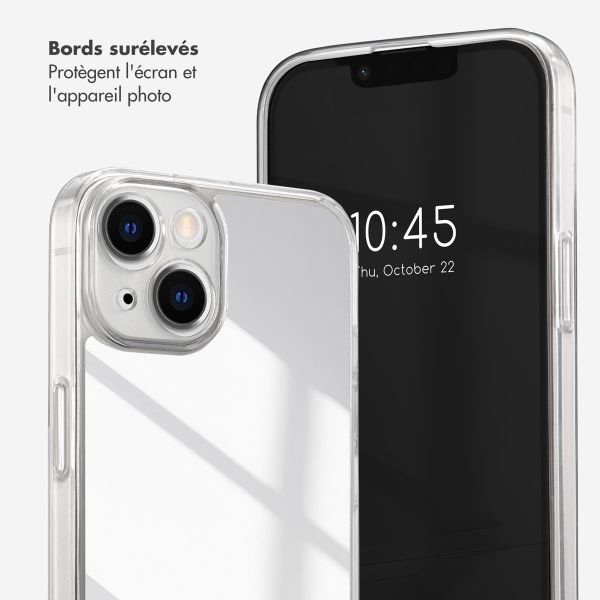 Selencia Coque Mirror Apple iPhone 14 - Argent