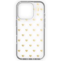 iDeal of Sweden Coque arrière Mirror Apple iPhone 16 Pro - Golden Hearts