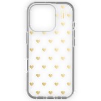 iDeal of Sweden Coque Clear iPhone 16 Pro - Golden Hearts