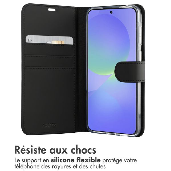 Accezz Étui de télephone Wallet Samsung Galaxy A37 (5G) - Noir