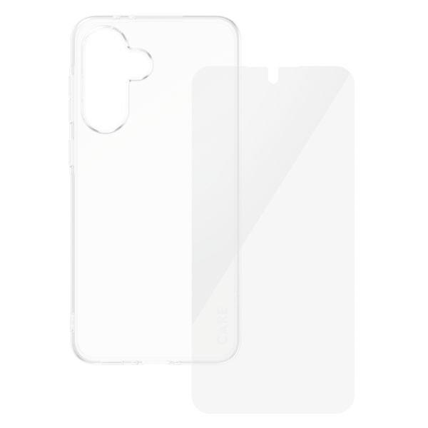 CARE by PanzerGlass Coque Fashion XR + Ultra-Wide Fit Écran de Protection avec applicateur Samsung Galaxy A36 - Transparent