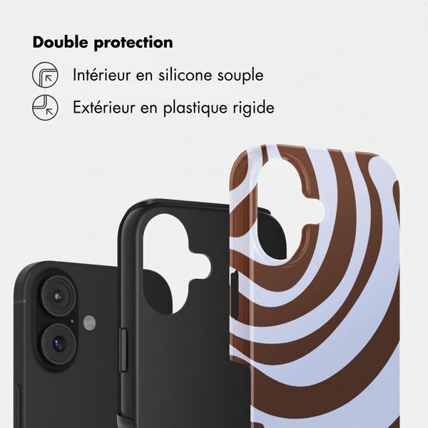 Selencia Coque arrière Vivid Apple iPhone 17 - Dream Swirl Chocolate