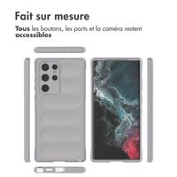 imoshion Coque arrière EasyGrip Samsung Galaxy S22 Ultra - Gris