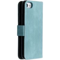 imoshion Étui de télephone portefeuille de luxe Apple iPhone SE (2022 / 2020) / 8 / 7 / 6(s) - Bleu clair