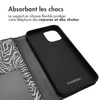 imoshion Étui de téléphone portefeuille Design iPhone 14 - Black And White