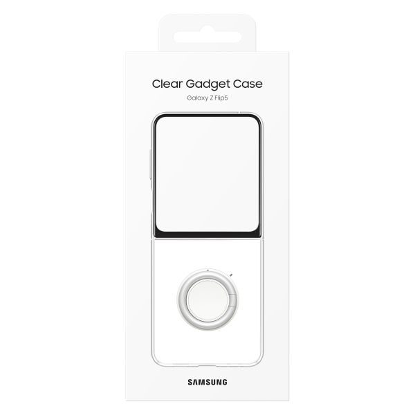 Samsung Coque originale Clear Gadget Galaxy Z Flip 5 - Transparent