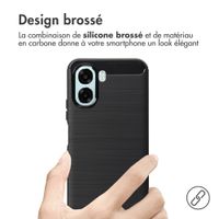 imoshion Coque Brushed Oppo A6x (4G/5G) - Noir