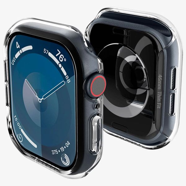 Spigen Thin Fit™ Case Apple Watch Series 10 - 42 mm - Crystal Clear