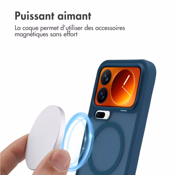imoshion Coque Color Guard avec MagSafe Xiaomi 17 Pro Max - Bleu foncé