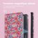 imoshion Design Slim Hard Sleepcover avec support Kobo Libra Colour - Flower Watercolor