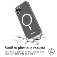 Accezz Coque Clear avec MagSafe pour l'iPhone 13 Pro - Transparent