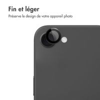 imoshion Lot de 2 protections d'objectif de caméra pour Apple iPhone 17e / 16e - Noir