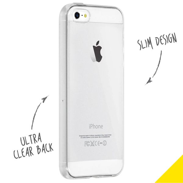 Accezz Coque Clear Apple iPhone SE (2016) / 5 / 5s - Transparent