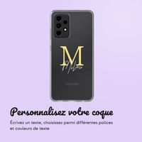 Coque avec votre propre photo et/ou texte Samsung Galaxy A52(s) (5G/4G) - Letter