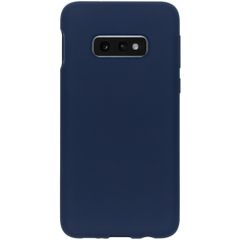 Accezz Coque Liquid Silicone Samsung Galaxy S10e - Bleu foncé
