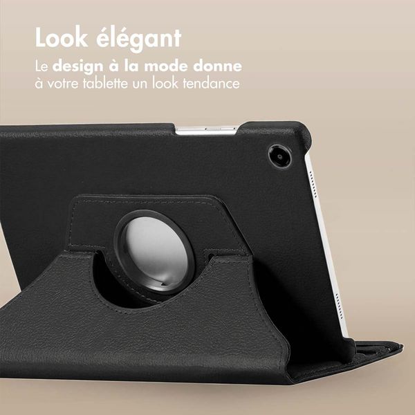 Coque tablette rotatif à 360° Samsung Galaxy Tab A8 - Noir