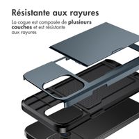 imoshion Coque arrière avec porte-cartes iPhone 14 - Bleu foncé