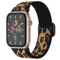 imoshion Bracelet en nylon élastique Apple Watch Series 1 à 10 / SE / Ultra (2) (44/45/46/49 mm) - Léopard