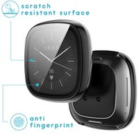 imoshion Coque rigide à couverture complète Fitbit Versa 3 - Noir