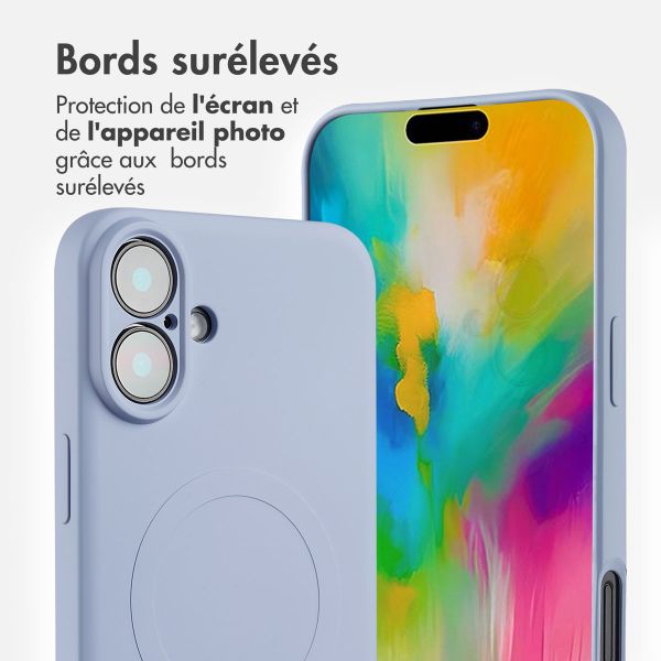 imoshion Coque Couleur avec MagSafe Apple iPhone 16 - Lila / Lilac