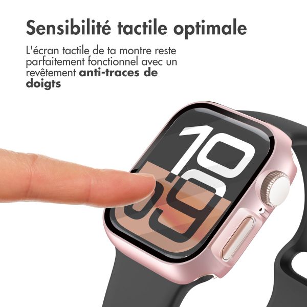 imoshion Coque rigide à couverture complète Apple Watch 10 / 11 - 42 mm - Rose Gold