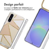 imoshion Coque Design avec cordon Samsung Galaxy A36 - Beige Graphic