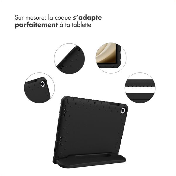 imoshion Coque kidsproof avec poignée Samsung Galaxy Tab A11 Plus / A9 Plus - Noir